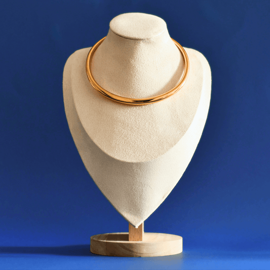 CLIMAT stainless steel elegant fashion necklace in gold - Alogan