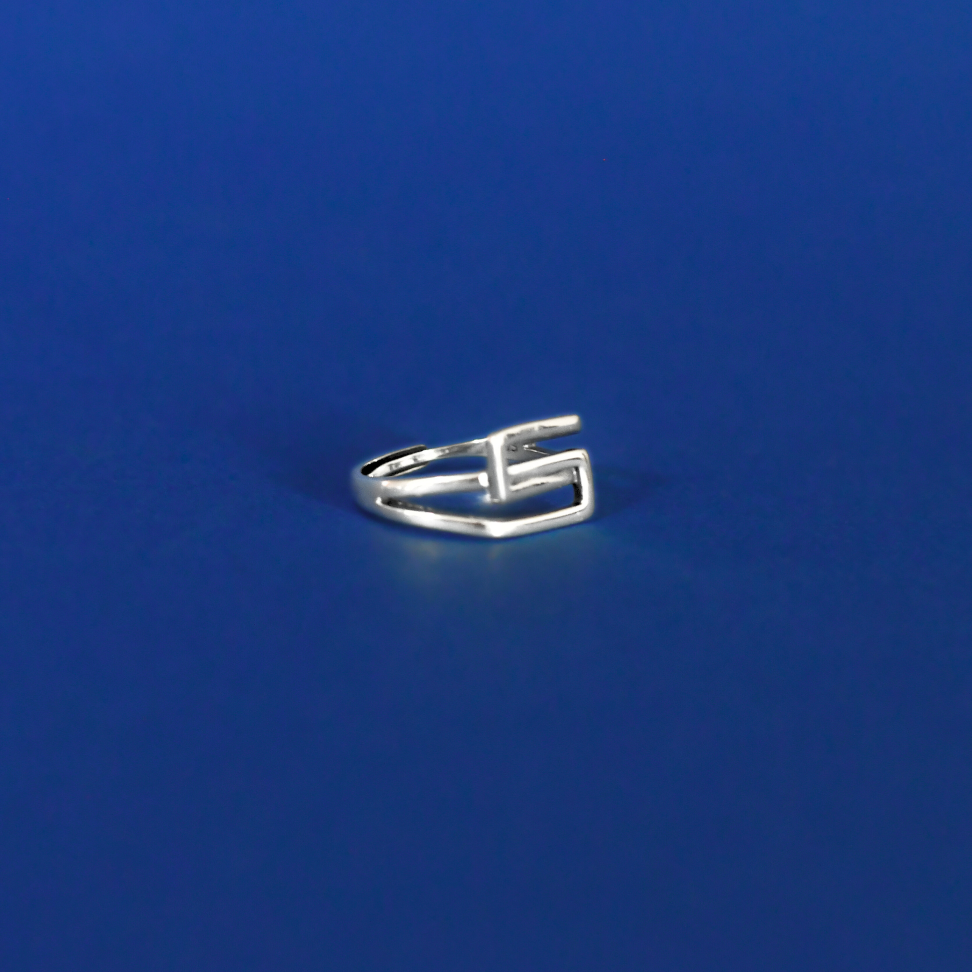 INFINI sterling silver minimalistic adjustable ring 