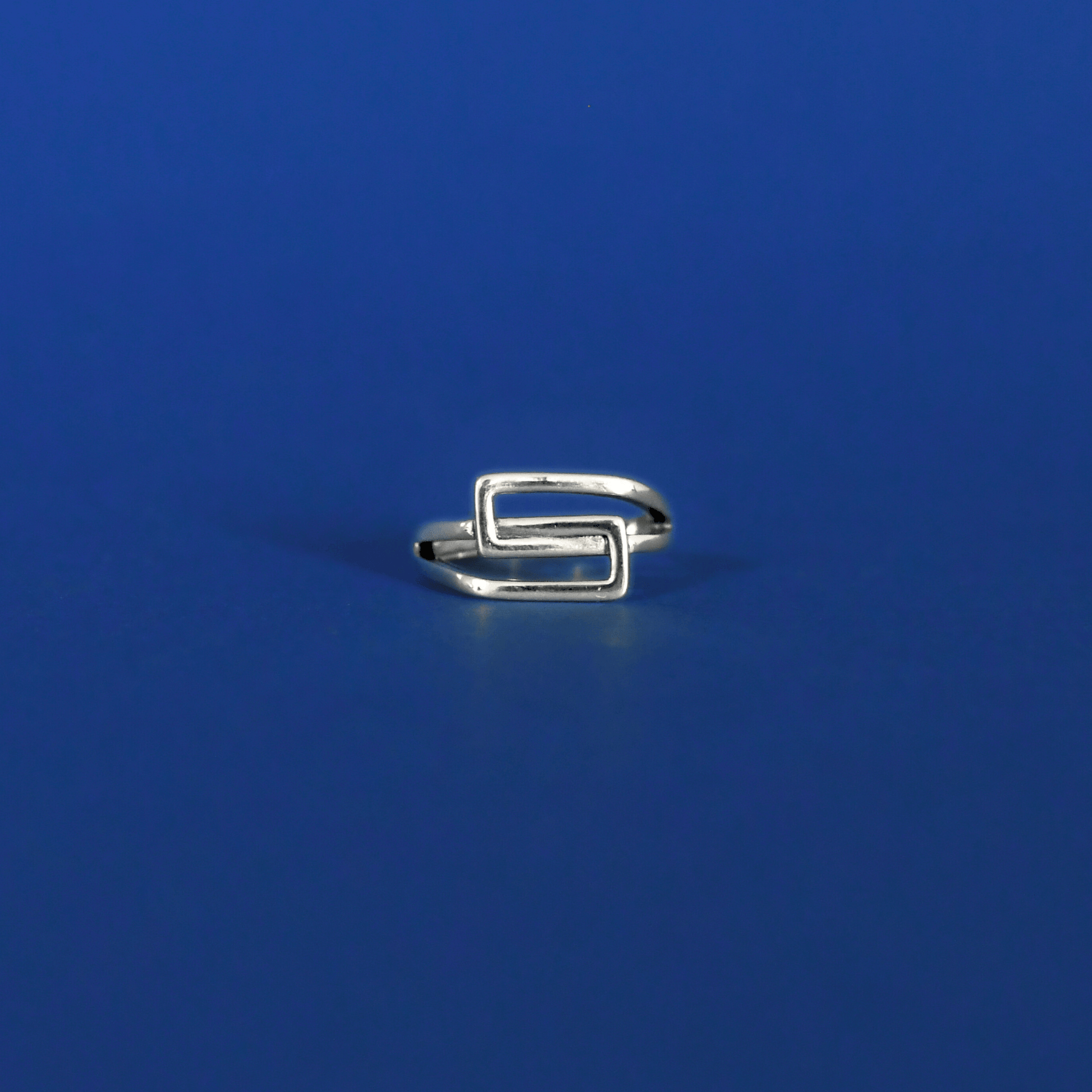 INFINI sterling silver minimalistic adjustable ring - Alogan