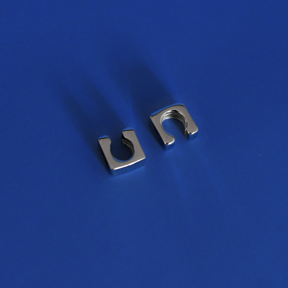 TESIR stainless steel ear cuffs in silver - Alogan